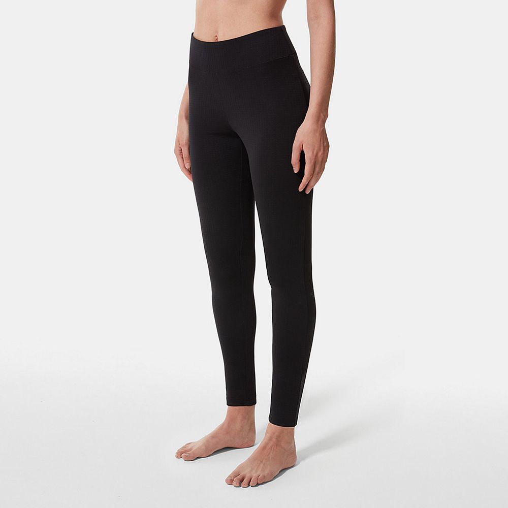 The North Face Leggings Womens Australia - The North Face Dotknit Black Skiing And Snowboarding (KOD